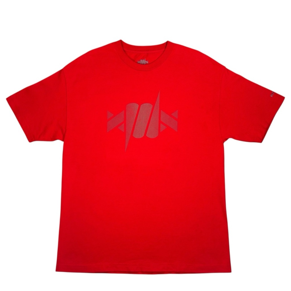 Mens Vintage Recon Red Classic Reflective Logo Short Sleeve T Shirt Size XL